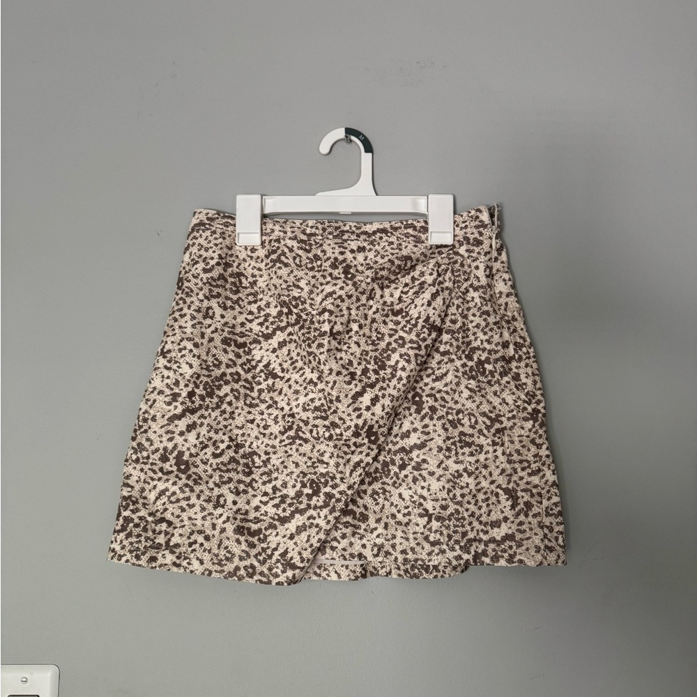 Free People Fake Out Faux Wrap Skirt